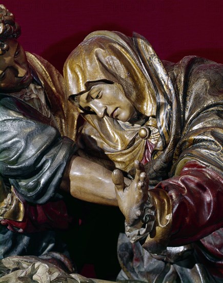 JUNI JUAN DE 1507/77
ENTIERRO DE CRISTO - ESCULTURA RENACENTISTA -1539-1544- DETALLE DE LA