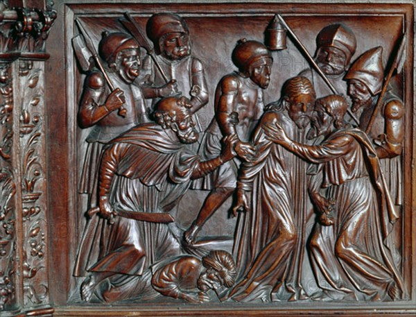 NAJERA ANDRES
CORO S BENITO-BESO DE JUDAS
VALLADOLID, MUSEO NACIONAL DE