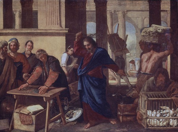 FALCONE ANGELO 1607/56
EXPULSION DE LOS MERCADERES DEL TEMPLO
MADRID, MUSEO DEL