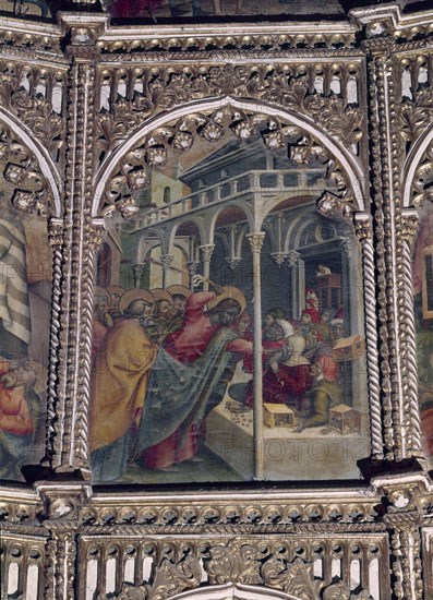 FLORENTINO NICOLAS
EXPULSION DE LOS MERCADERES-VIDA PUBLICA DE JESUS
SALAMANCA, CATEDRAL