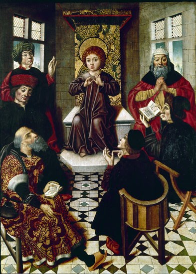 PAREDES DE NAVA MAESTRO
JESUS ENTRE LOS DOCTORES  XVI
Madrid, Lazaro Galdiano museum