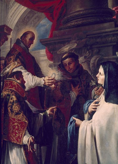 COELLO CLAUDIO 1642/93
COMUNION DE STA TERESA
Madrid, Lazaro Galdiano museum