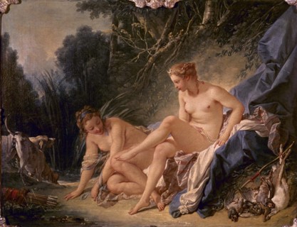 Boucher, Diana Resting after her Bath
