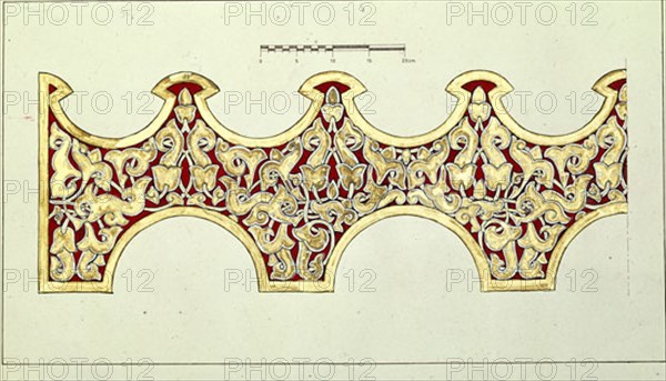 MOTIVOS DECORATIVOS ARABES-COPIA DE LOS DIBUJOS DE SANCHEZ SARABIA PARA "LAS ANTIGUEDADES
