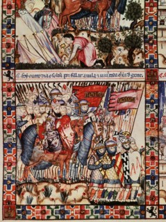 ALFONSO X EL SABIO 1221/84
MTI1-CANTIGA STA MARIA Nº165-F221V-SULTAN ARABE CON EJERCITO PRETENDE