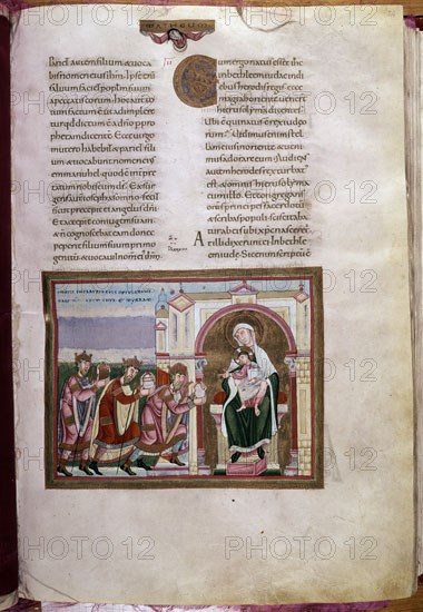 CODEX AUREUS BORD 1569
SAN LORENZO DEL ESCORIAL, MONASTERIO-BIBLIOTECA
MADRID

This image is