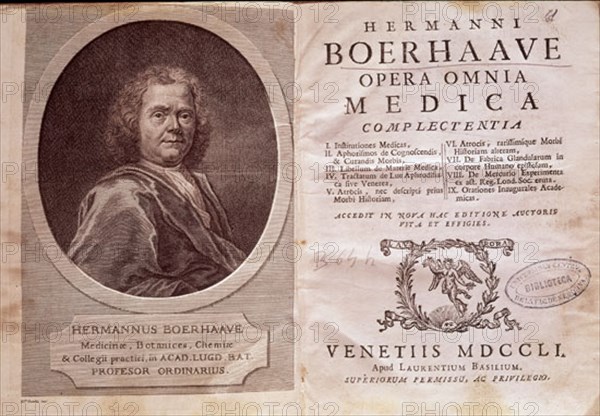 BOERHAAVE HNOS
OPERA OMNIA MEDICA
MADRID, FACULTAD DE MEDICINA
MADRID