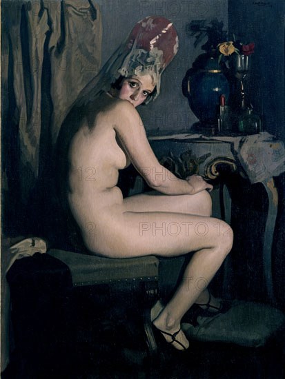 RODRIGUEZ ACOSTA JM 1878/1941
DESNUDO CON MANTILLA
GRANADA, MUSEO BELLAS ARTES
GRANADA

This