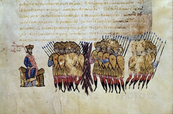 SKYLLITZES
COD MATRITENSE-MIGUEL IV CONTRA BULGAROS-VIT 26-2-FOL 217V
MADRID, BIBLIOTECA