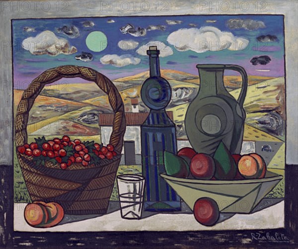 ZABALETA RAFAEL 1907/60
BODEGON CON CEREZAS
BARCELONA, COLECCION PARTICULAR
BARCELONA

This
