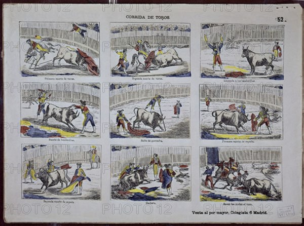 LITOGRAFIA-NUEVE SUERTES EN LA CORRIDA
MADRID, BIBLIOTECA NACIONAL
MADRID

This image is not