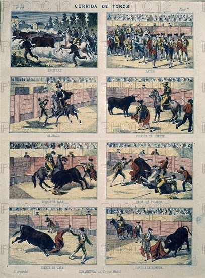 LITOGRAFIA-OCHO SUERTES EN LA CORRIDA
MADRID, BIBLIOTECA NACIONAL
MADRID

This image is not