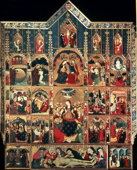 SERRA PEDRO
RETABLO DEL ESPIRITU SANTO 1394
MANRESA, CATEDRAL
BARCELONA