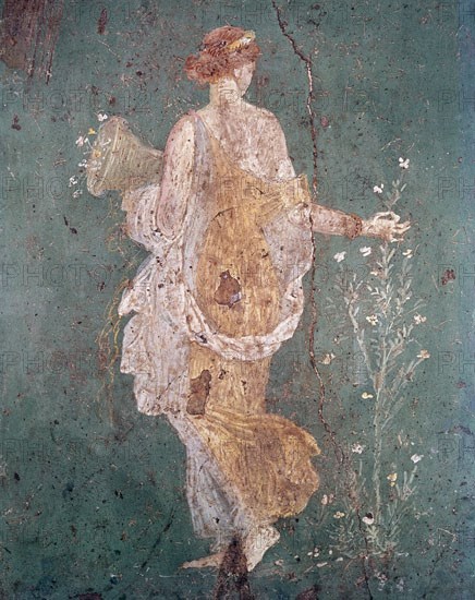 LA PRIMAVERA O LA FLORA - S I AC - FRESCO DE STABIA ACTUALMENTE CASTELLAMMARE DE STABIA