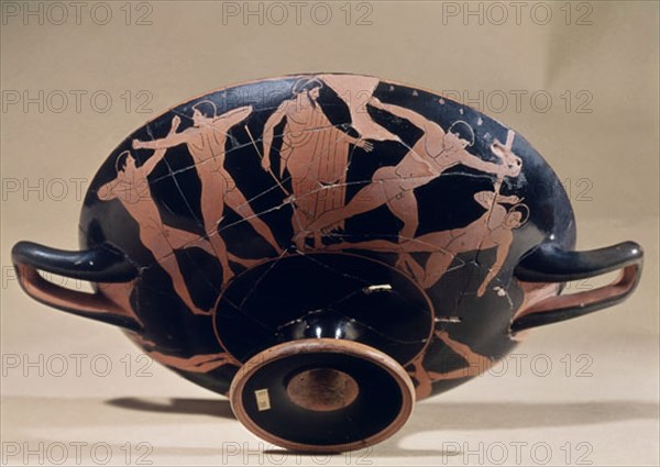 VASO ATICO CON ESCENA DE PALESTRA S V AC
LONDRES, BRITISH MUSEUM
INGLATERRA

This image is not