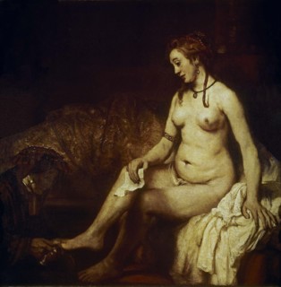 Rembrandt, Bathsheba at her Bath