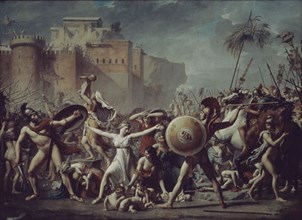 DAVID JACQUES LOUIS 1748/1825
EL RAPTO DE LAS SABINAS
PARIS, MUSEO LOUVRE-INTERIOR
FRANCIA