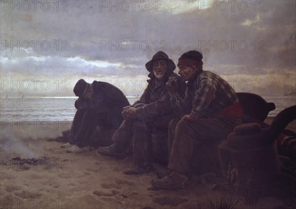 BAIXERAS DIONISIO 1862/1943
RECUERDOS-VIEJOS MARINEROS A LA ORILLA DEL MAR-1888-9
BARCELONA,