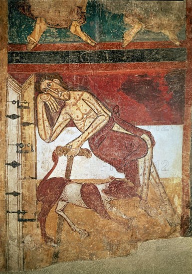 DET LAZARO-MURAL ROMANICO PROCEDE S CLEMENTE DE TAHULL-S XII
BARCELONA, MUSEO DE ARTE