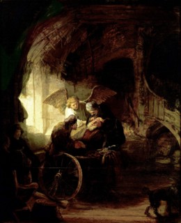 Rembrandt, Tobias Returns Sight to His Father