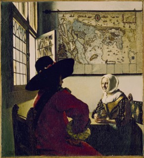 Vermeer, Officer and Laughing Girl