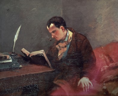 Courbet, Portrait de Baudelaire
