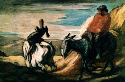 Daumier, Don Quichotte et Sancho Panza