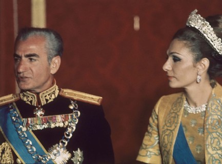 Le Shah d'Iran et sa femme