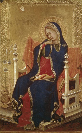 MARTINI SIMONE 1280/1344
LA VIRGEN DE LA ANUNCIACION-ESCUELA DE SIENA
FLORENCIA, GALERIA DE LOS