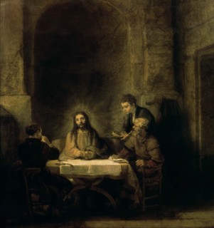 Rembrandt, Les Pèlerins d'Emmaüs