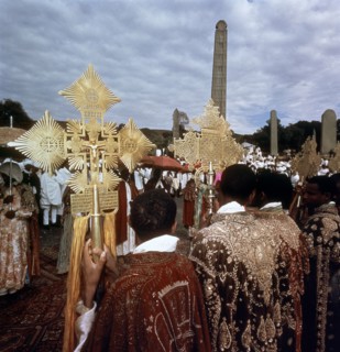 Golden cross from Axum's ancient treasure