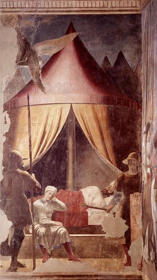 FRANCESCA PIERO DE 1420/92
*VISION NOCTURNA DE CONSTANTINO
AREZZO, IGLESIA DE SAN