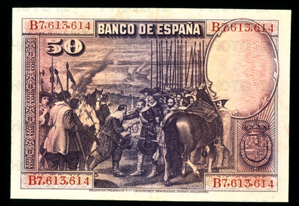 BILLETE DE CINCUENTA PESETAS DEL BANCO DE ESPAÑA - 1928 - REVERSO

This image is not downloadable