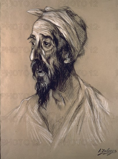 ZULOAGA IGNACIO 1870-1945
EL QUIJOTE HERIDO- PINTURA Y CARBONCILLO 1906 - EXPRESIONISMO