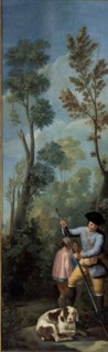 Goya, Hunter loading his rifle