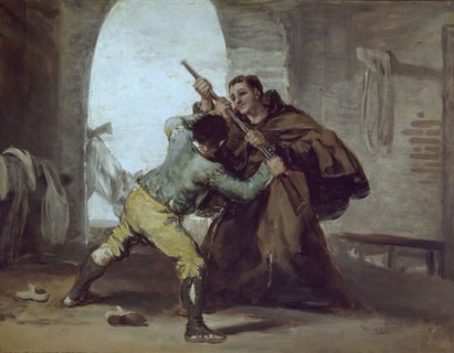 Goya, Frère Pedro de Zaldivia et le bandit Maragato