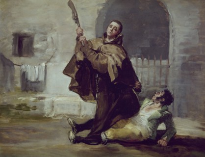 Goya, Frère Pedro de Zaldivia et le bandit Maragato