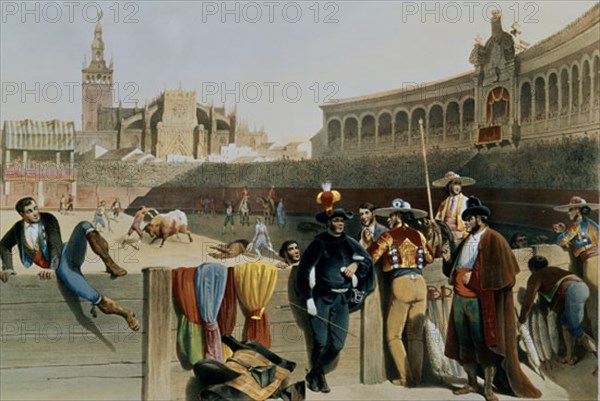 BLANCHARD PHARAMOND
LITOGRAFIA-CORRIDA DE TOROS EN SEVILLA-S XIX
Madrid, public museum