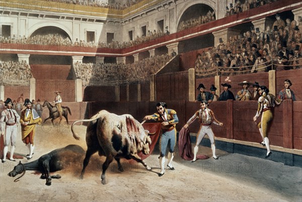 LITOGRAFIA-CORRIDA DE TOROS EN MADRID
Madrid, public museum