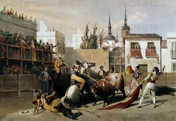 BLANCHARD
LITOGRAFIA-CORRIDA DE TOROS EN ANDALUCIA-S XIX
Madrid, public museum