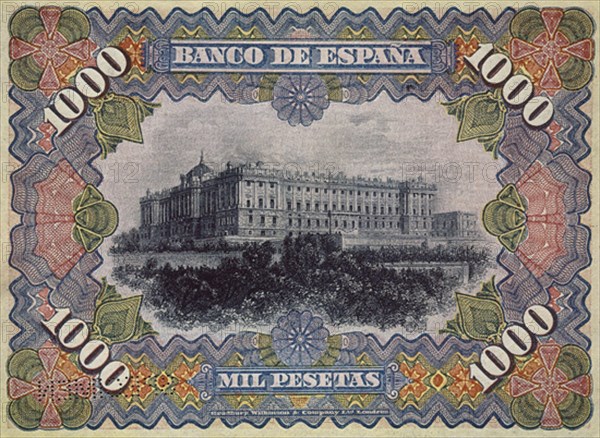 BILLETE DE MIL PESETAS
MADRID, BANCO DE ESPAÑA-DOCUMENTOS
MADRID

This image is not