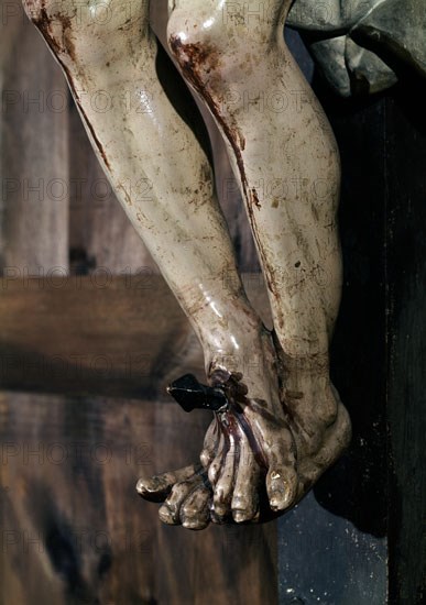 JUNI JUAN DE 1507/77
CRISTO DE LA AGONIA-DET PIES
VALLADOLID, CONVENTO DE SANTA