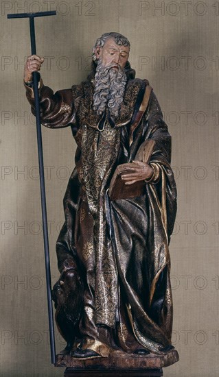 JUNI JUAN DE 1507/77
SAN ANTON
VALLADOLID, MUSEO NACIONAL DE ESCULTURA-INTERIOR
VALLADOLID