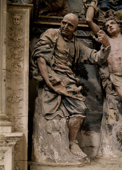 JUNI JUAN DE 1507/77
GRUPO DE SAN SEBASTIAN-(DET)
MEDINA DE RIOSECO, IGLESIA DE SAN