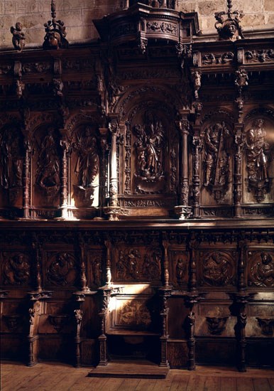 JUNI JUAN DE 1507/77
SILLERIA DEL CORO-DET
LEON, HOSTAL/CONVENTO DE SAN MARCOS
LEON