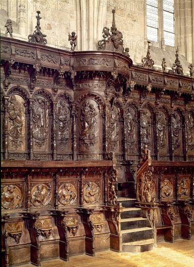 JUNI JUAN DE 1507/77
SILLERIA DEL CORO-DET
LEON, HOSTAL/CONVENTO DE SAN MARCOS
LEON