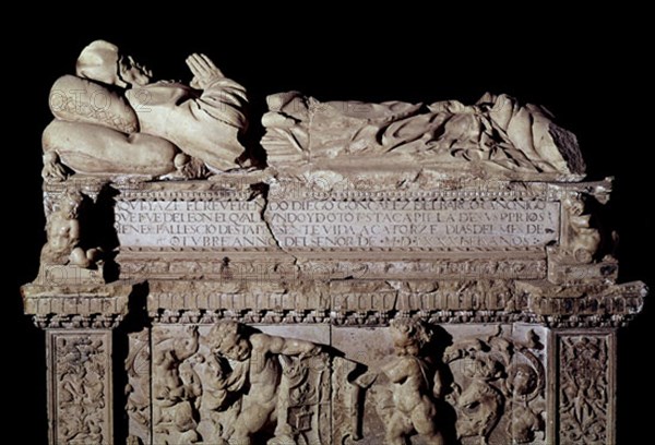 JUNI JUAN DE 1507/77
SEPULCRO CANONIGO GONZALEZ BARCO
VILLALON DE CAMPOS, IGLESIA DE SAN