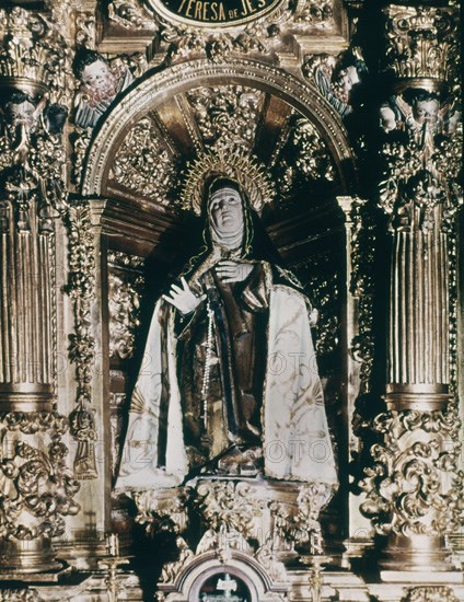 FERNANDEZ GREGORIO 1576/1636
IGLESIA - STA TERESA DE JESUS - S XVII- ESCULTURA BARROCA-MADERA