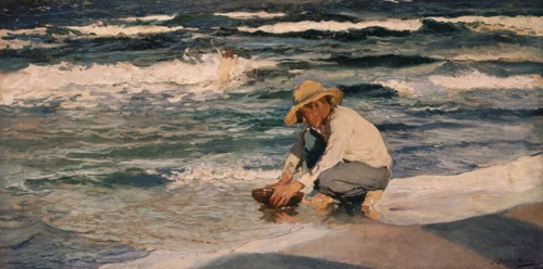 Sorolla, Enfants à la plage