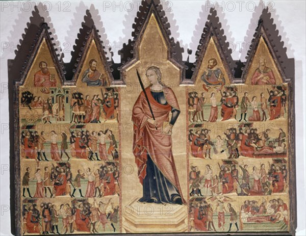 LOERT JOAN
RETABLO DE SANTA EULALIA-1328-1344-TEMPLE SOBRE MADERA
PALMA, IGLESIA DE SANTA